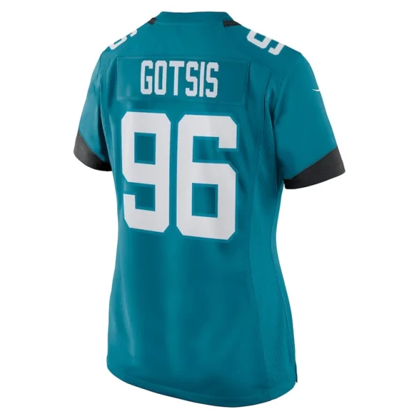 Adam gotsis jacksonville jaguars nike womens game jersey Teal L
