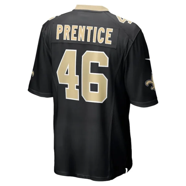 Adam prentice new orleans saints nike game player jersey Black L