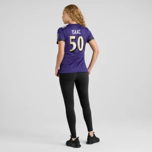 Adisa isaac baltimore ravens nike womens game jersey Purple 2XL