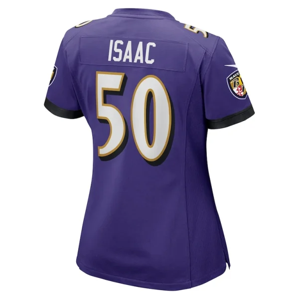 Adisa isaac baltimore ravens nike womens game jersey Purple L