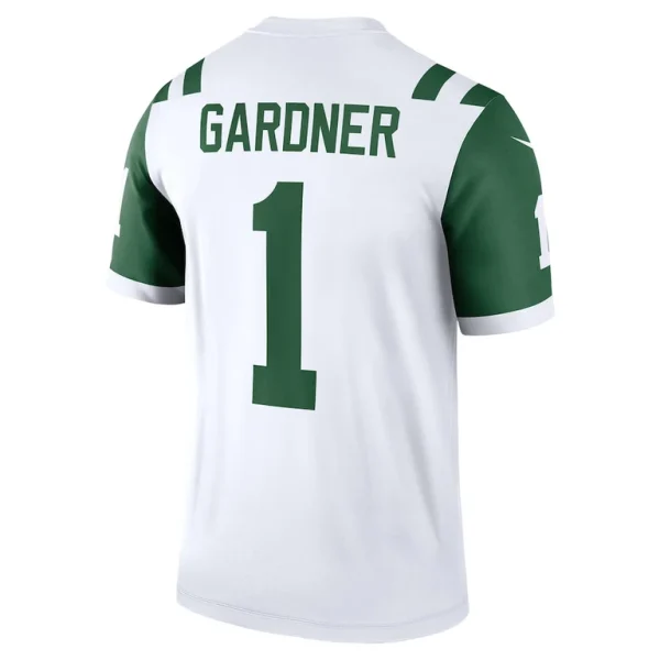 Ahmad sauce gardner new york jets nike alternate legend player performance top White L