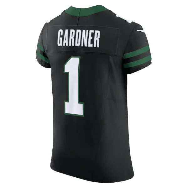 Ahmad sauce gardner new york jets nike alternate vapor f.u.s.e. elite jersey Legacy black 48