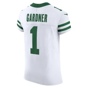 Ahmad sauce gardner new york jets nike alternate vapor f.u.s.e. elite jersey White 48