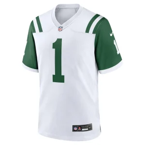 Ahmad sauce gardner new york jets nike classic alternate game jersey White M