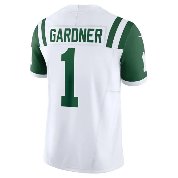 Ahmad sauce gardner new york jets nike classic alternate vapor f.u.s.e. limited jersey White L