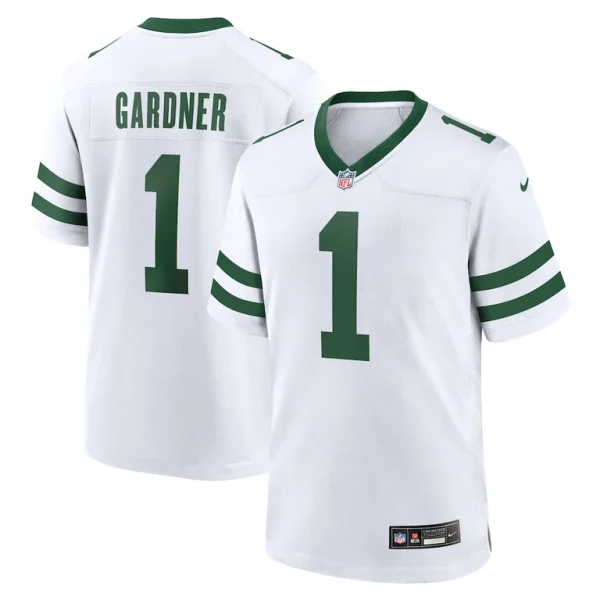 Ahmad sauce gardner new york jets nike game jersey Legacy white