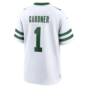 Ahmad sauce gardner new york jets nike game jersey Legacy white L