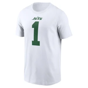Ahmad sauce gardner new york jets nike legacy player name number t shirt White M