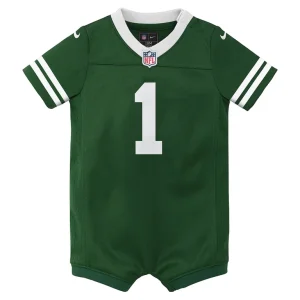 Ahmad sauce gardner new york jets nike newborn infant game romper jersey Legacy green 3 6 MO