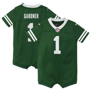 Ahmad sauce gardner new york jets nike newborn infant game romper jersey Legacy green