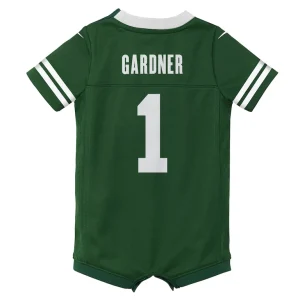 Ahmad sauce gardner new york jets nike newborn infant game romper jersey Legacy green 6 9 MO