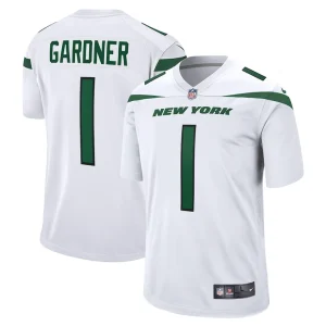 Ahmad sauce gardner new york jets nike player game jersey White