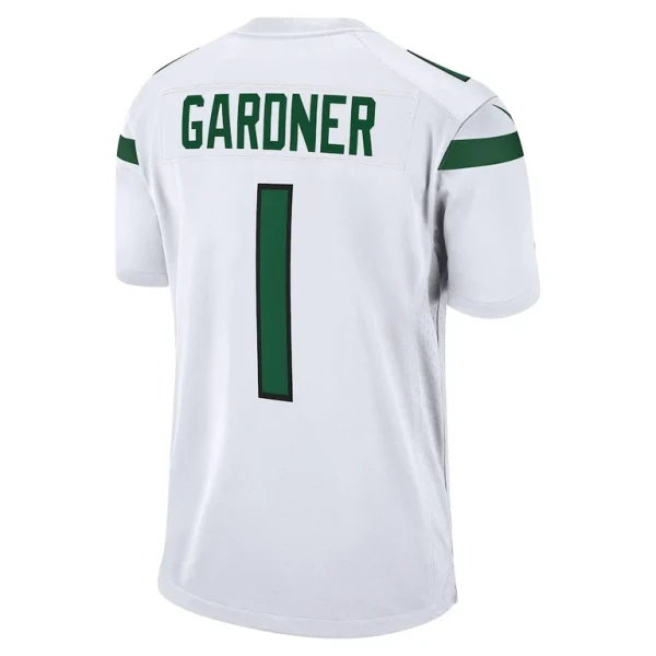 Ahmad sauce gardner new york jets nike player game jersey White L