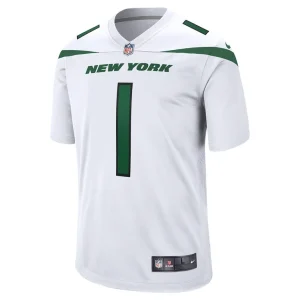 Ahmad sauce gardner new york jets nike player game jersey White M