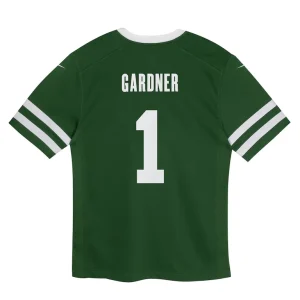 Ahmad sauce gardner new york jets nike toddler game jersey Legacy green 4T