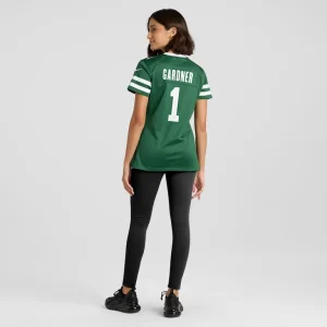 Ahmad sauce gardner new york jets nike womens game jersey Legacy green 2XL