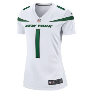 Ahmad sauce gardner new york jets nike womens player jersey White M
