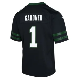 Ahmad sauce gardner new york jets nike youth alternate game jersey Legacy black Yth L