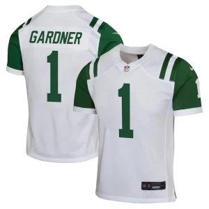 Ahmad sauce gardner new york jets nike youth classic alternate game jersey White
