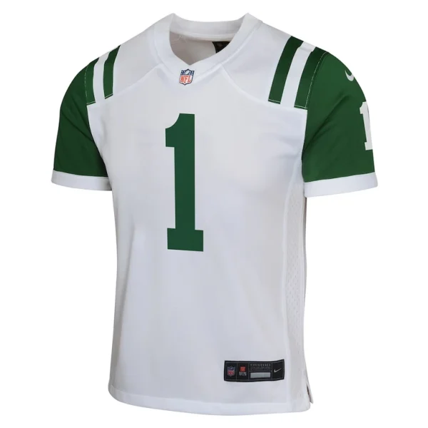 Ahmad sauce gardner new york jets nike youth classic alternate game jersey White Yth M