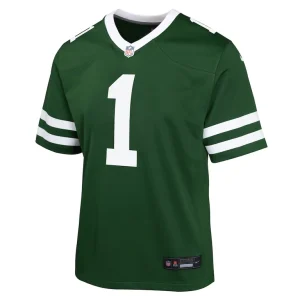 Ahmad sauce gardner new york jets nike youth game jersey Legacy green Yth M