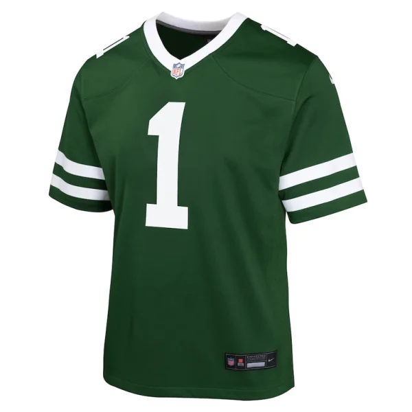 Ahmad sauce gardner new york jets nike youth game jersey Legacy green Yth M