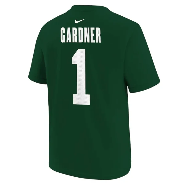Ahmad sauce gardner new york jets nike youth player name number t shirt Green Yth L