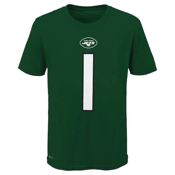 Ahmad sauce gardner new york jets nike youth team pride player name number t shirt Green Yth M