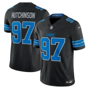 Aidan hutchinson detroit lions nike 2nd alternate vapor f.u.s.e. limited jersey Black
