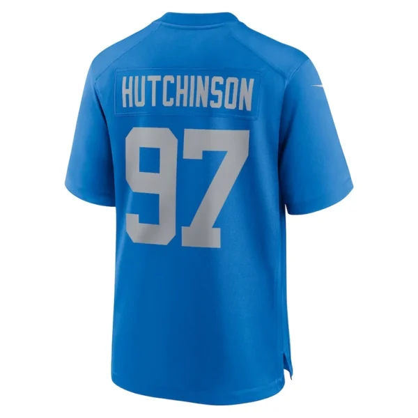 Aidan hutchinson detroit lions nike alternate game jersey Blue L