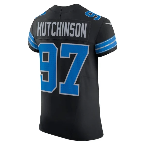 Aidan hutchinson detroit lions nike alternate vapor f.u.s.e. elite jersey Black 48