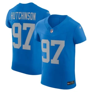 Aidan hutchinson detroit lions nike alternate vapor f.u.s.e. elite jersey Blue