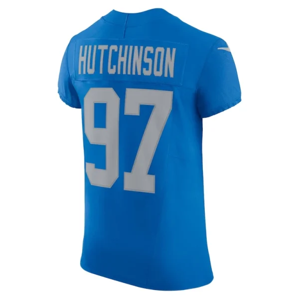 Aidan hutchinson detroit lions nike alternate vapor f.u.s.e. elite jersey Blue 48