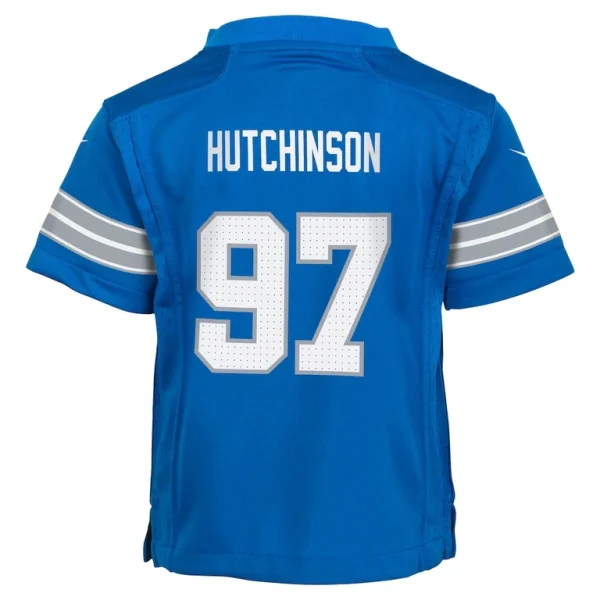 Aidan hutchinson detroit lions nike infant team player game jersey Blue 24 MO