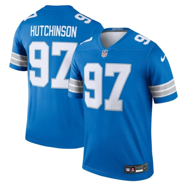 Aidan hutchinson detroit lions nike team legend player performance top Blue
