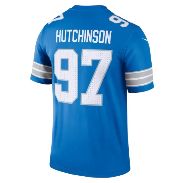 Aidan hutchinson detroit lions nike team legend player performance top Blue L