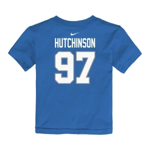 Aidan hutchinson detroit lions nike toddler player name number t shirt Blue 4T