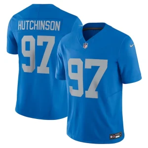 Aidan hutchinson detroit lions nike vapor f.u.s.e. alternate limited jersey Blue