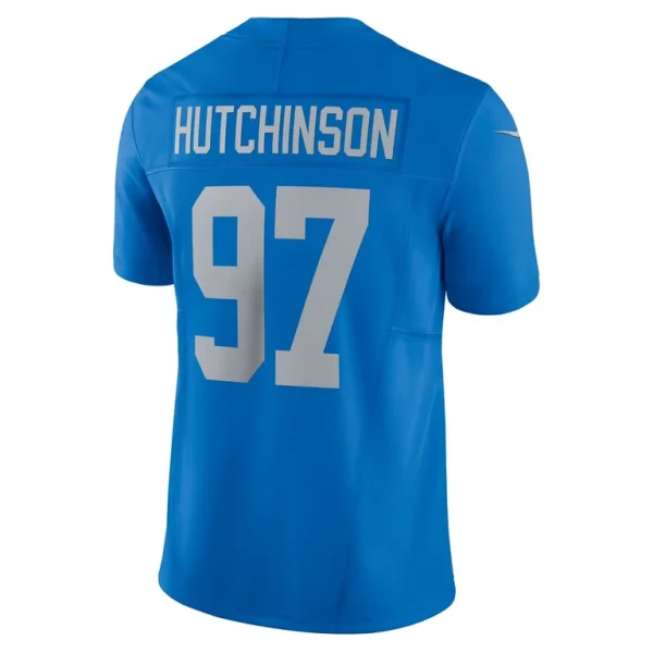 Aidan hutchinson detroit lions nike vapor f.u.s.e. alternate limited jersey Blue L