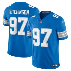 Aidan hutchinson detroit lions nike vapor f.u.s.e. limited jersey Blue