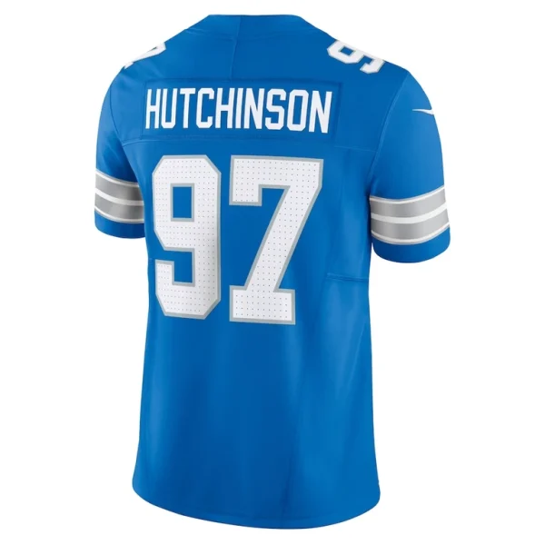 Aidan hutchinson detroit lions nike vapor f.u.s.e. limited jersey Blue L