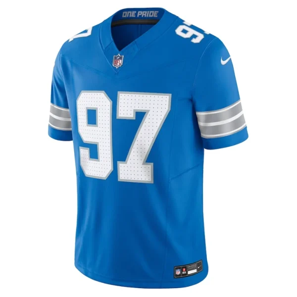 Aidan hutchinson detroit lions nike vapor f.u.s.e. limited jersey Blue M