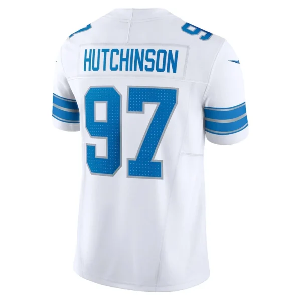 Aidan hutchinson detroit lions nike vapor f.u.s.e. limited jersey White L