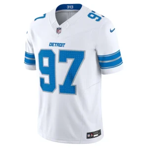 Aidan hutchinson detroit lions nike vapor f.u.s.e. limited jersey White M