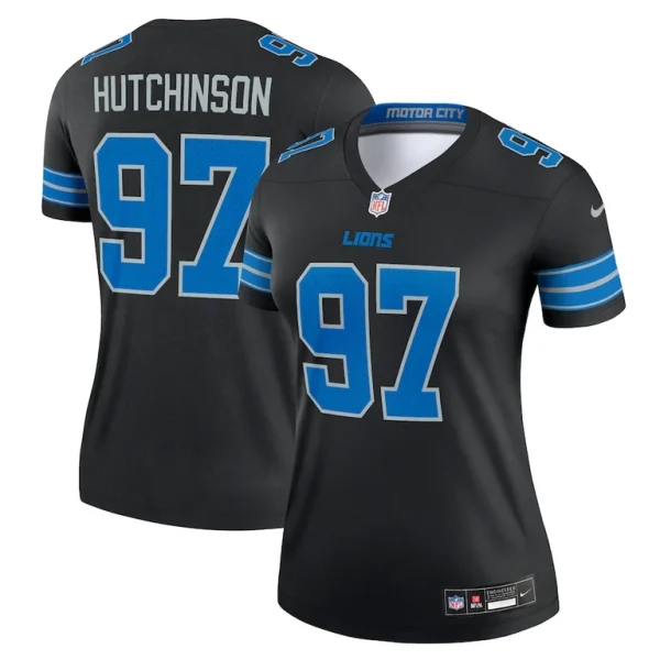 Aidan hutchinson detroit lions nike womens alternate legend player performance top Black