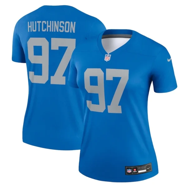 Aidan hutchinson detroit lions nike womens alternate legend player performance top Blue
