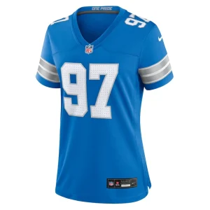 Aidan hutchinson detroit lions nike womens game jersey Blue M