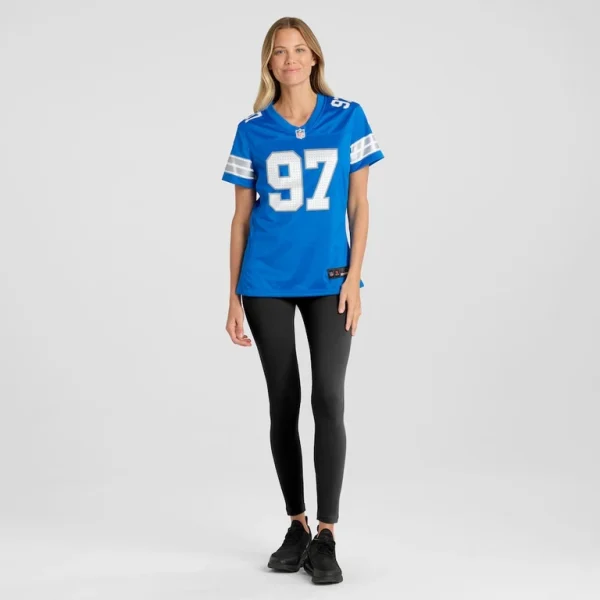 Aidan hutchinson detroit lions nike womens game jersey Blue XL