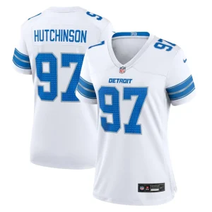 Aidan hutchinson detroit lions nike womens game jersey White