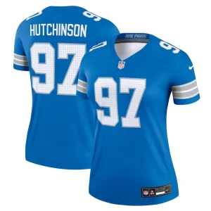 Aidan hutchinson detroit lions nike womens legend player performance top Blue